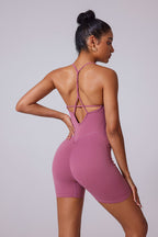 Body Odette con nudo trenzado y short integrado