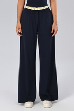 Pantalón ancho Pippa con cintura de lunares