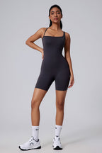 Body Inga con espalda en Y y short integrado