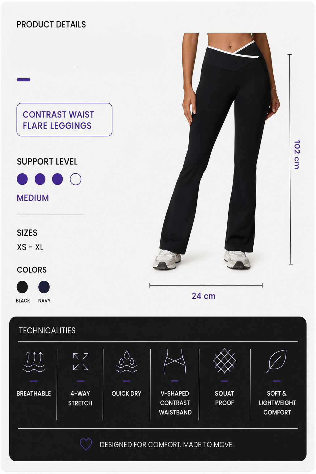 Flare Line Pants