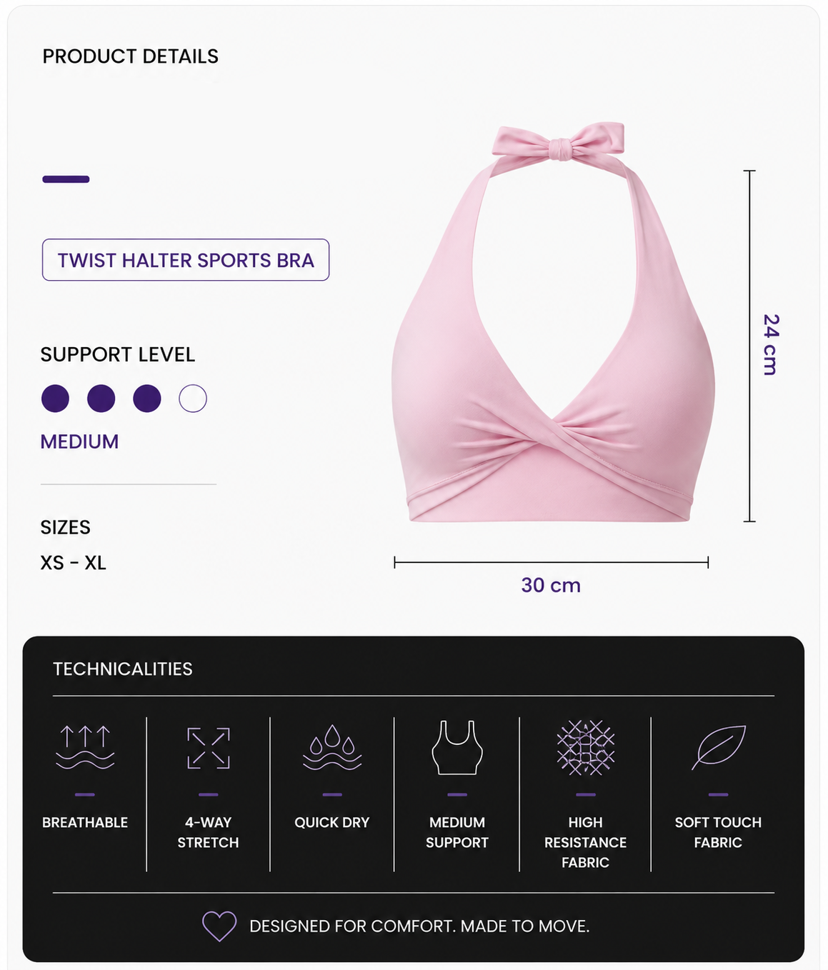 Halter Narella Bra