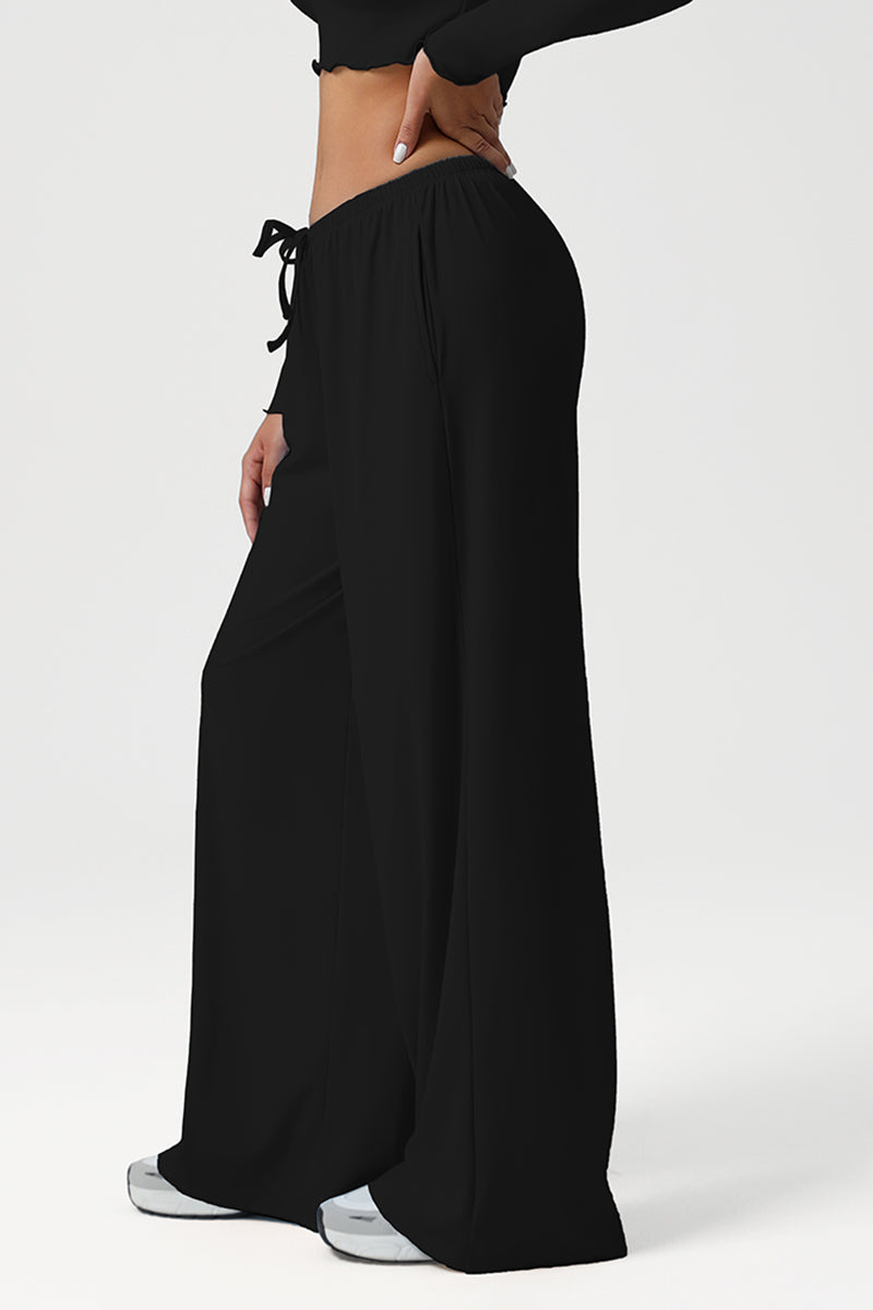 Jade Low-Rise Wide Leg Pants