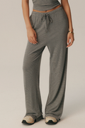 Pantaloni svasati Amalfi a righe con coulisse