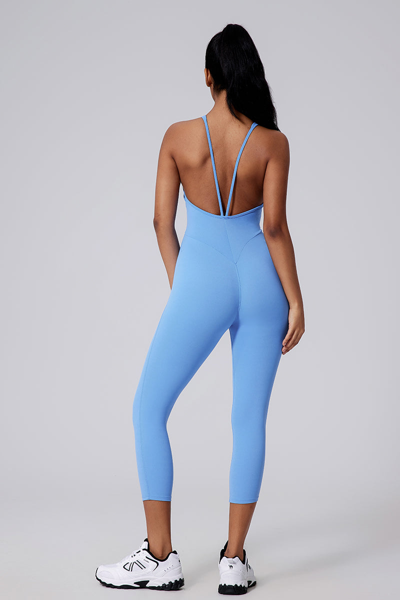 Liv V-Back Full-Length Bodysuit