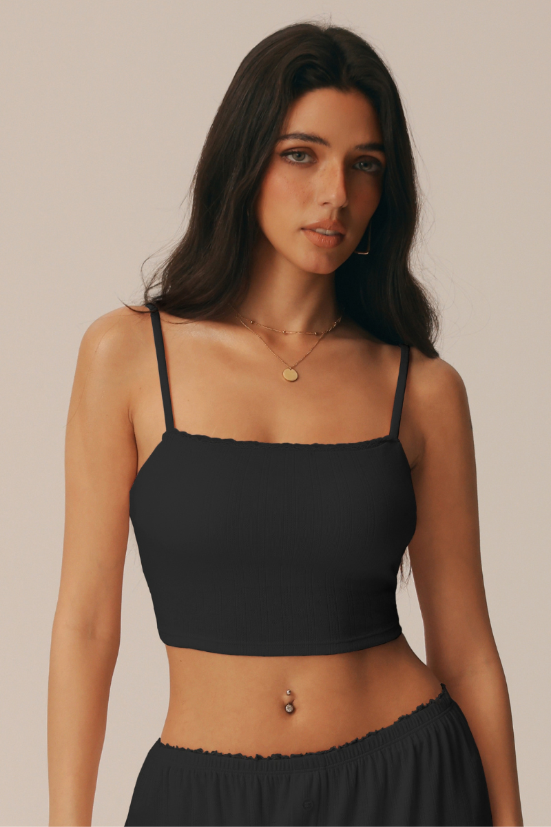 Reggiseno Giselle in jacquard con pizzo