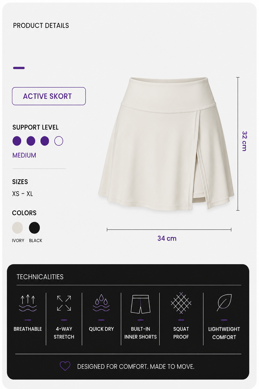 Skort Lirena