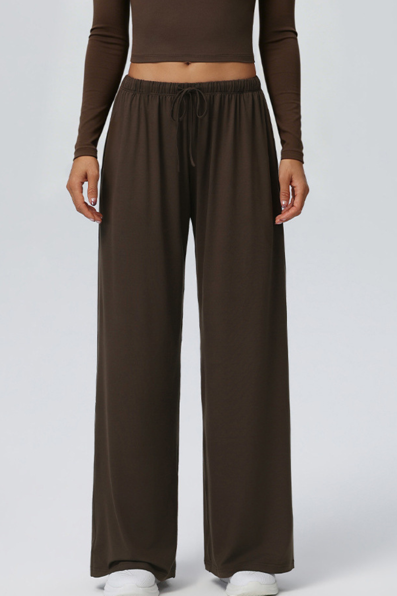 Anouk Draped Wide Leg Pants
