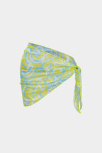 Yellow Printed Bikini & Sarong