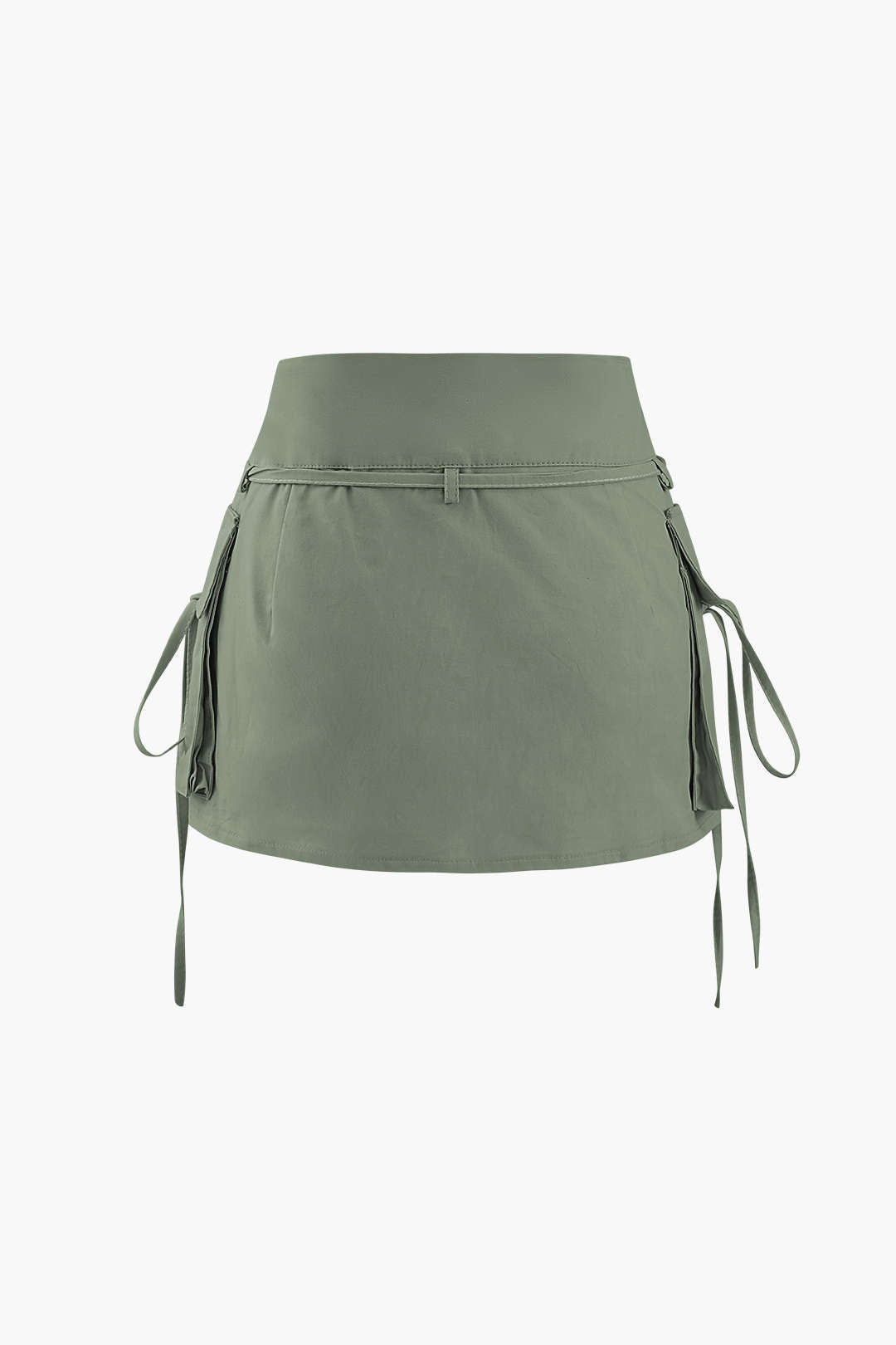 Low Rise Cargo Mini Skirt