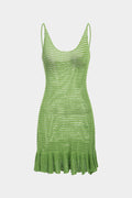 Rosvell Lime Breeze Beach Dress