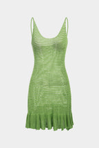 Rosvell Lime Breeze Beach Dress