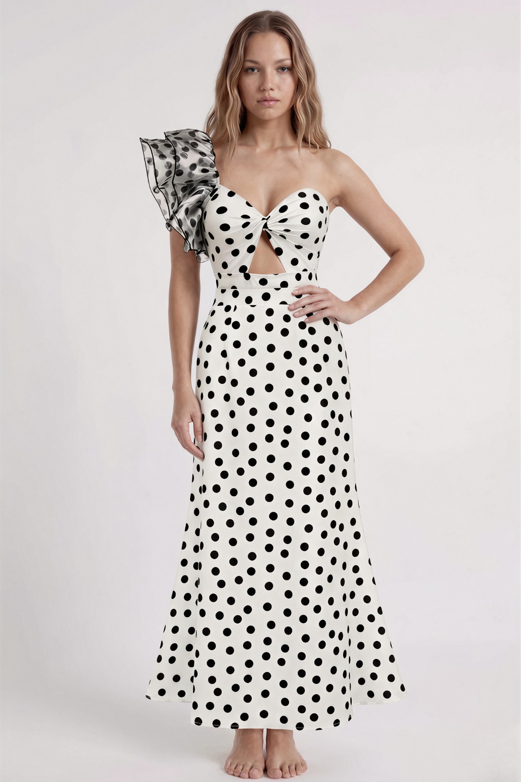 Dot Bow Pareo Set
