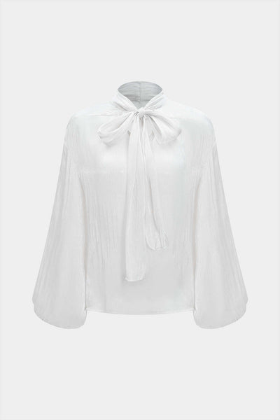 Elegance Ruffle Blouse &amp; Mini Skirt Set