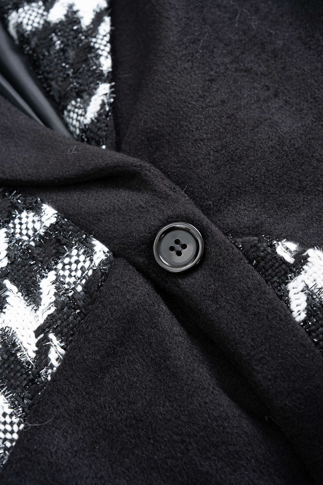 Manteau à accent pied-de-poule Vandoria