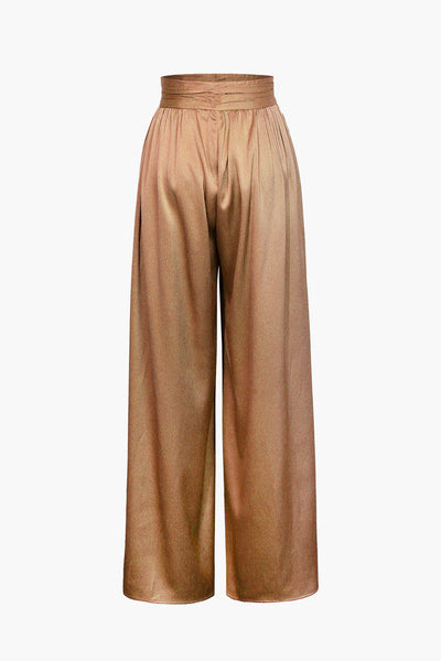 Basic Heavy Satin Pantolon