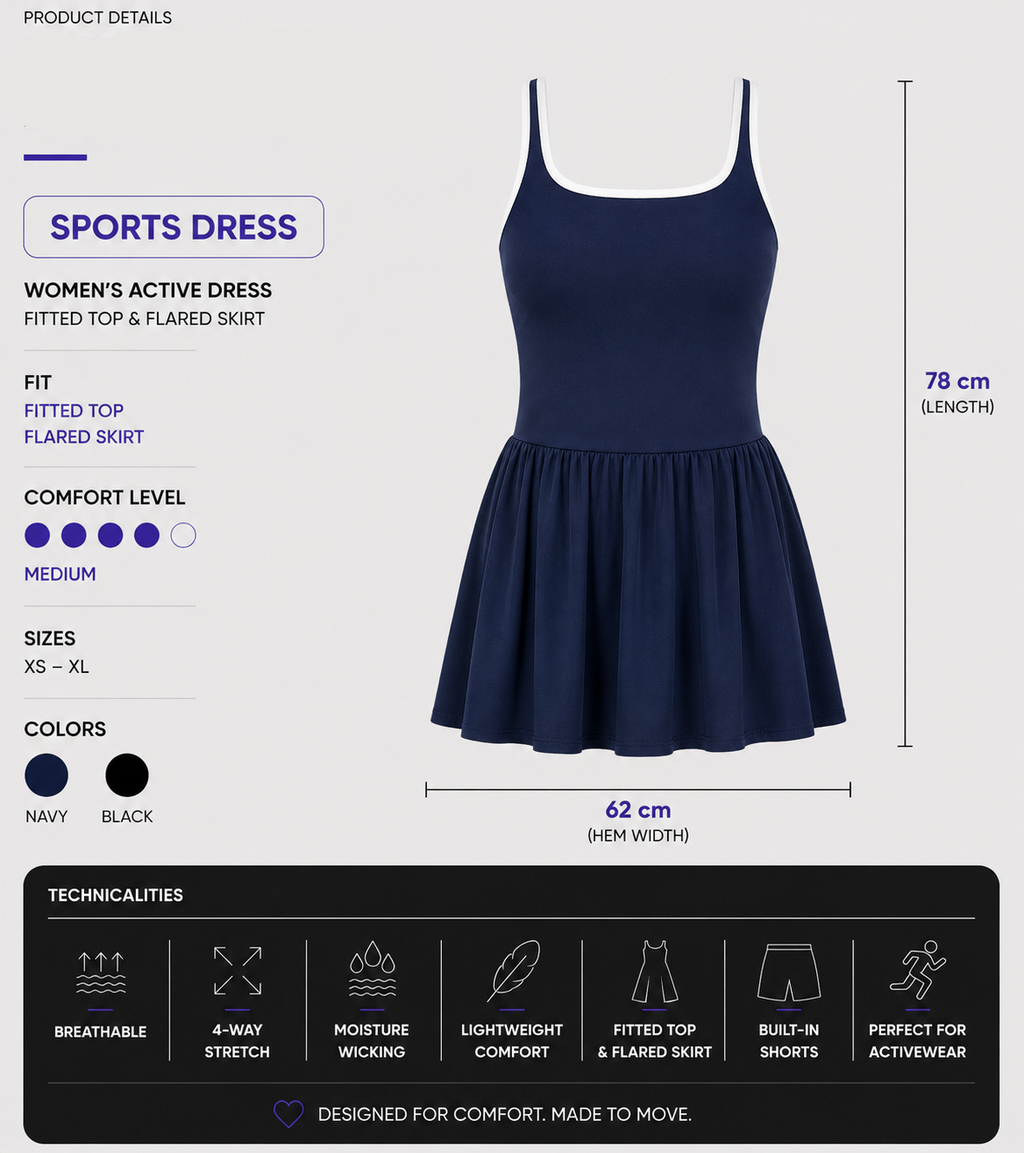 Court Flow Dress