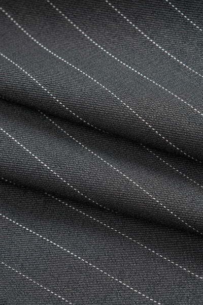 Pinstripe Charm Tie Shirt &amp; Mini Skirt Set