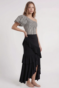Noir Stripe Pareo Set