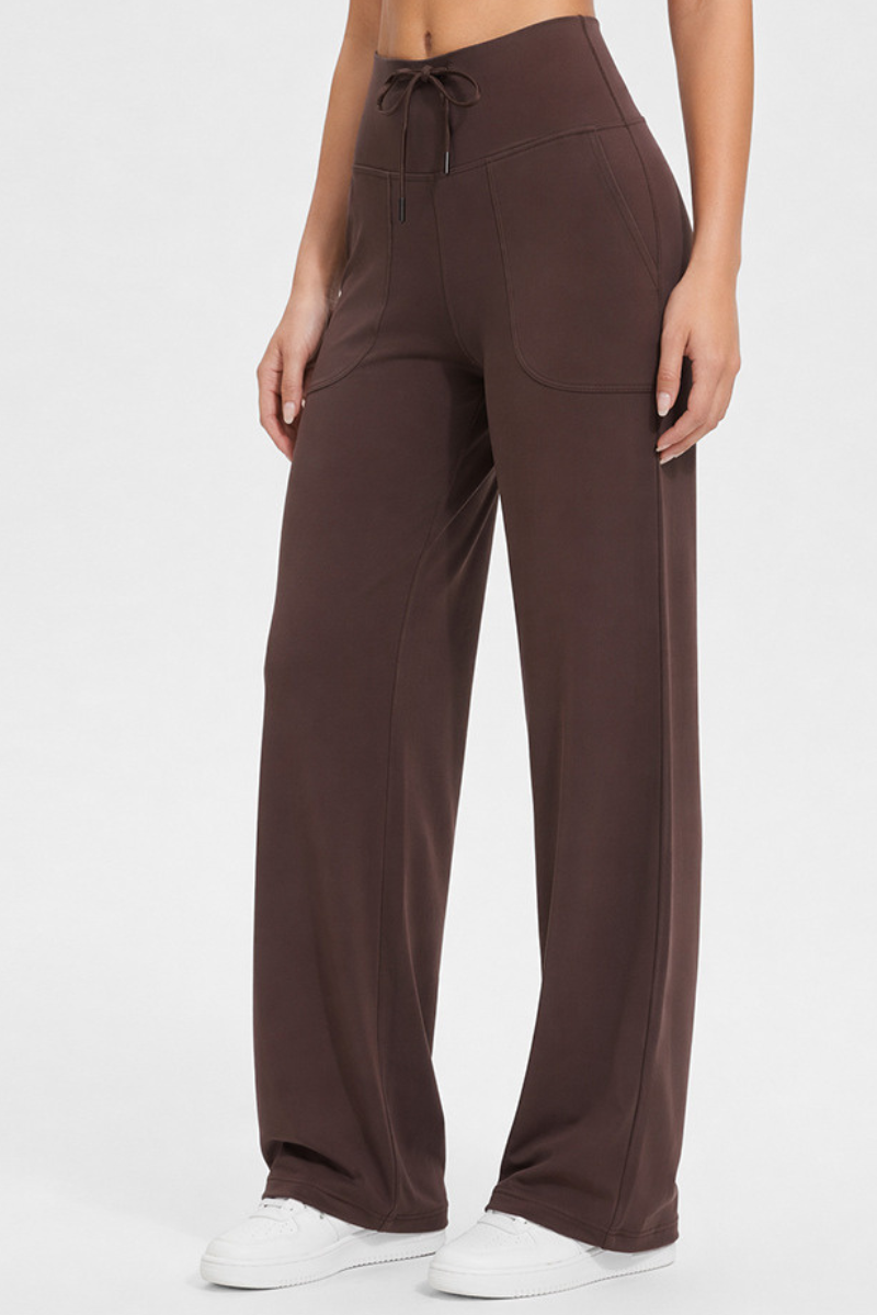 Ola High-Rise Pocket Wide Leg Pants