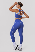 Women's Color-Blocked Hollowed-Out Back Sets Of Two Pieces