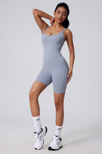 Body Tove con frunces y espalda calada