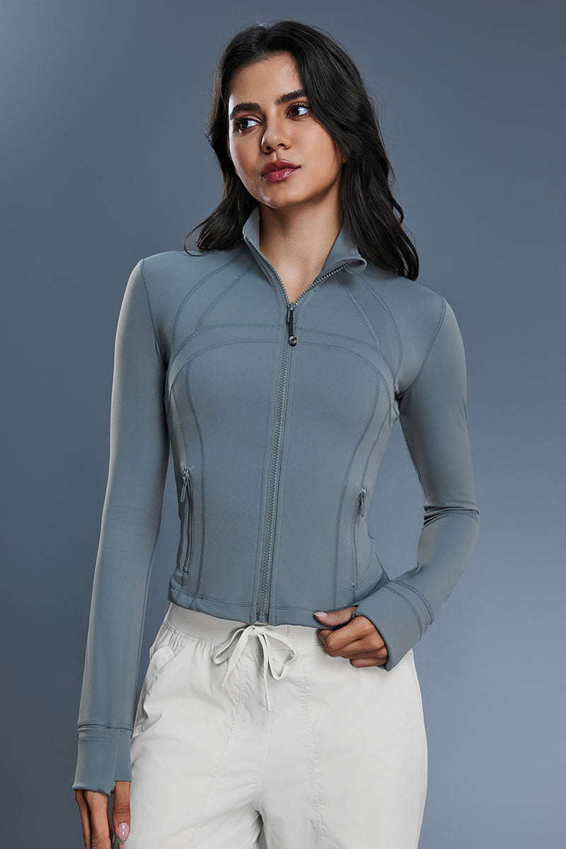 Women Slim-Fit Wind-Resistant Quick-Dry Sports Jacket