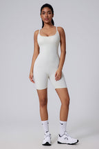 Body Tove con frunces y espalda calada