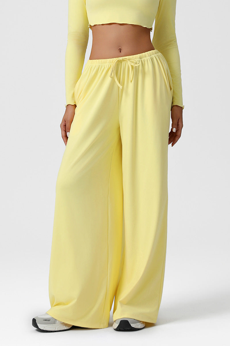 Jade Low-Rise Wide Leg Pants