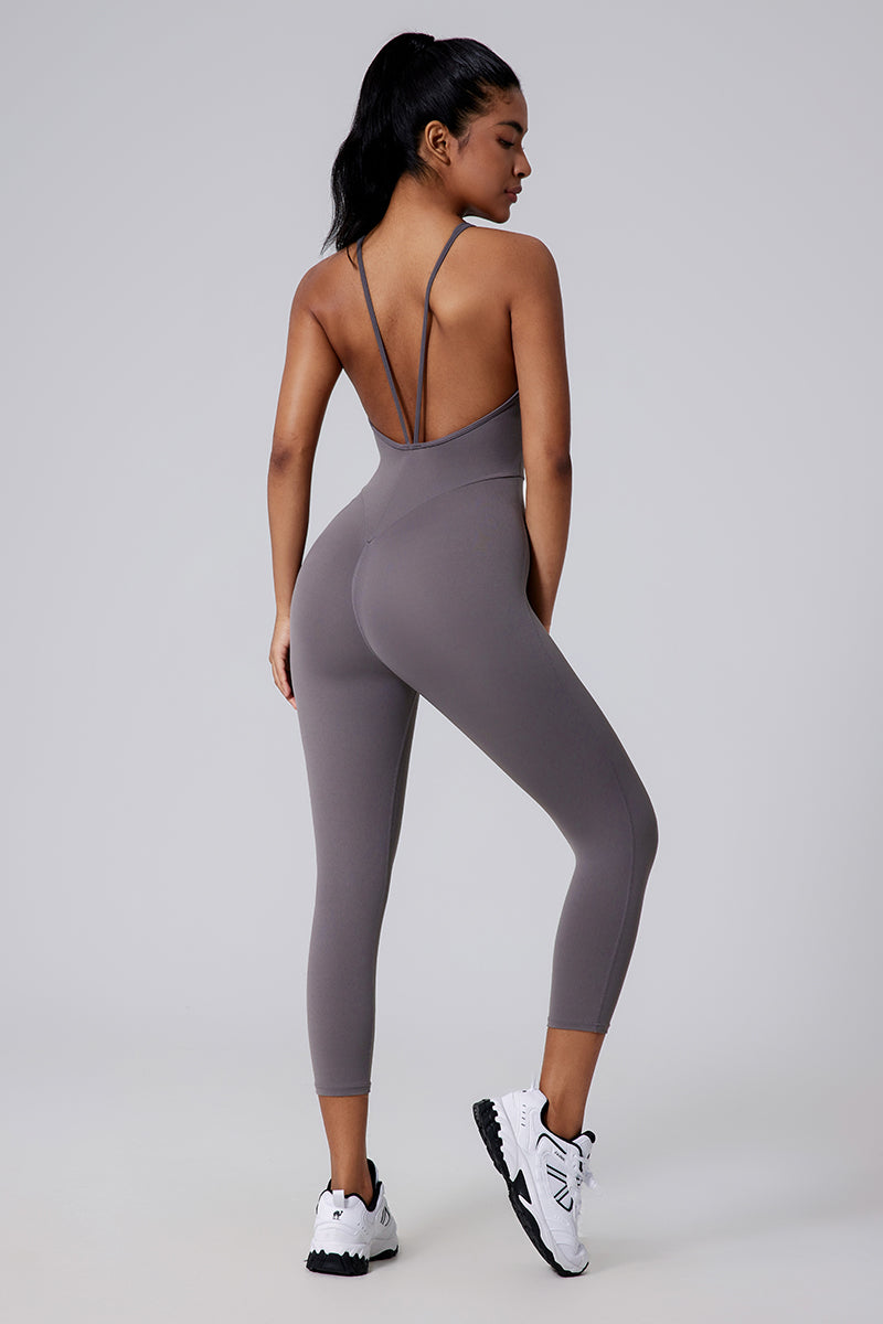 Liv V-Back Full-Length Bodysuit
