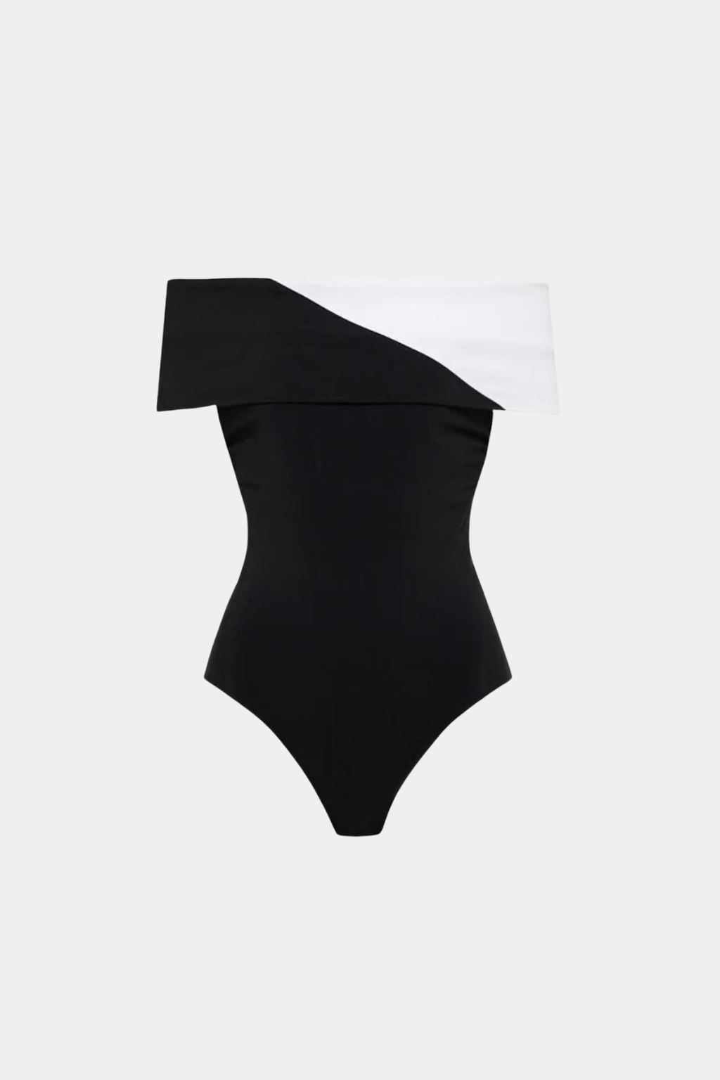 Elegant Black Swimsuit & Sarong