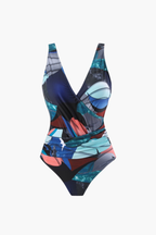 Night Print Swimsuit & Pareo
