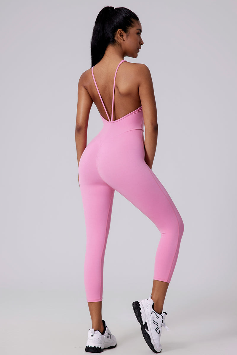 Liv V-Back Full-Length Bodysuit