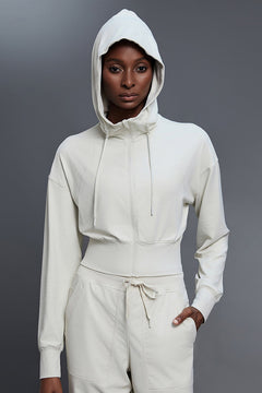 Chaqueta corta Solene con capucha
