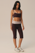 Mimi Polka Dot Bra & Capri Leggings Set