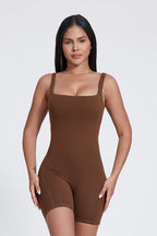 Body Mette con bretelle sottili e schiena a U