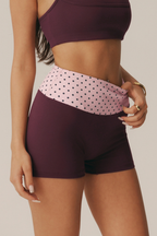 Shorts fruncidos Mimi de lunares