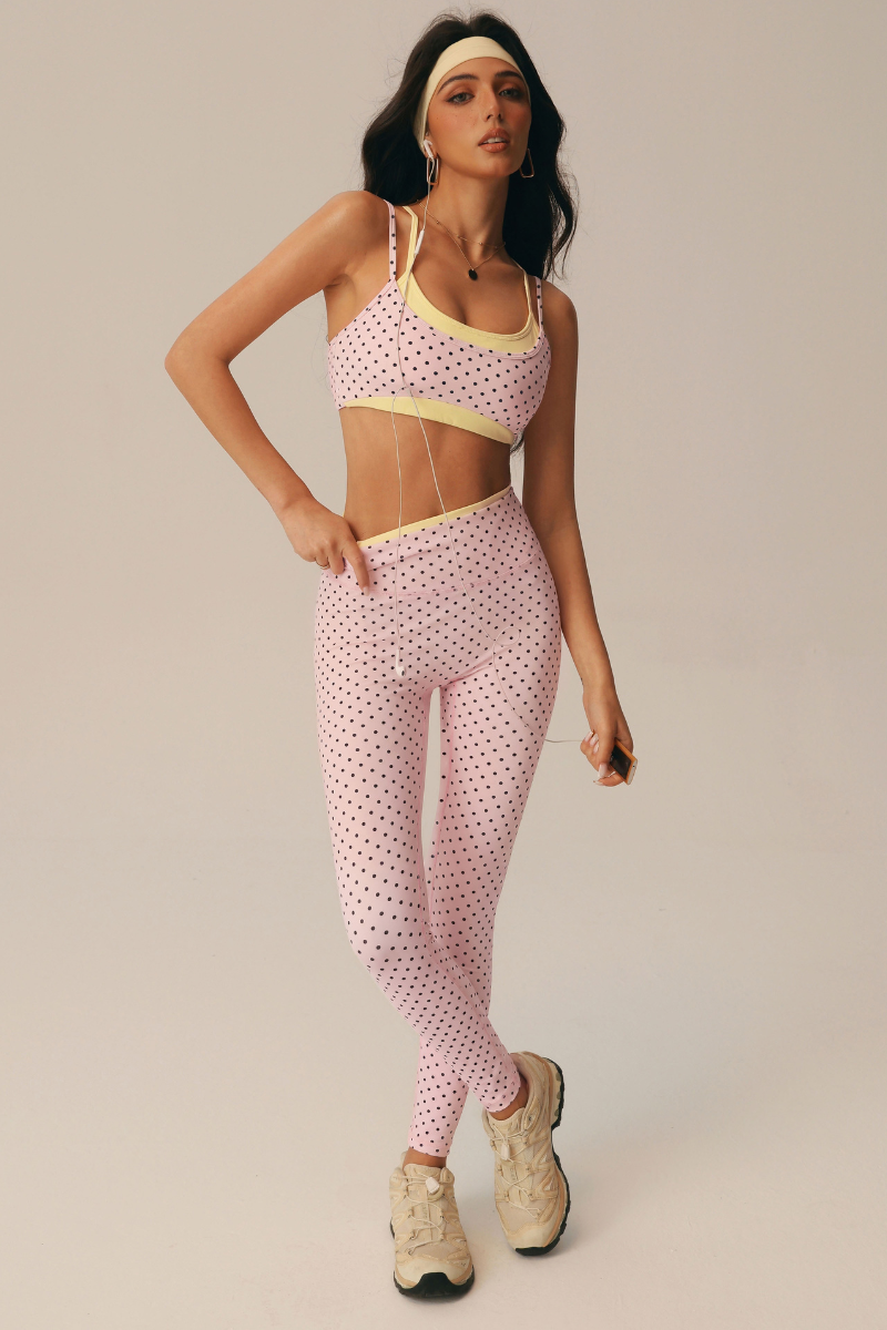 Fifi Polka Dot Bra & Leggings Set