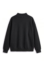 Women's Fall Fleece Mock Neck Sweatshirt with Side Neck Slit