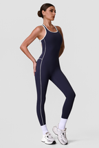 Linnea Criss-Cross Back Contrast Jumpsuit