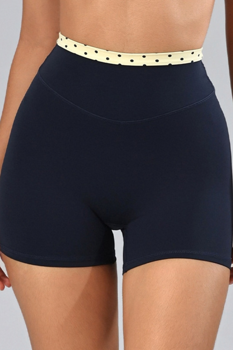 Pippa Polka Dot Waistband Shorts