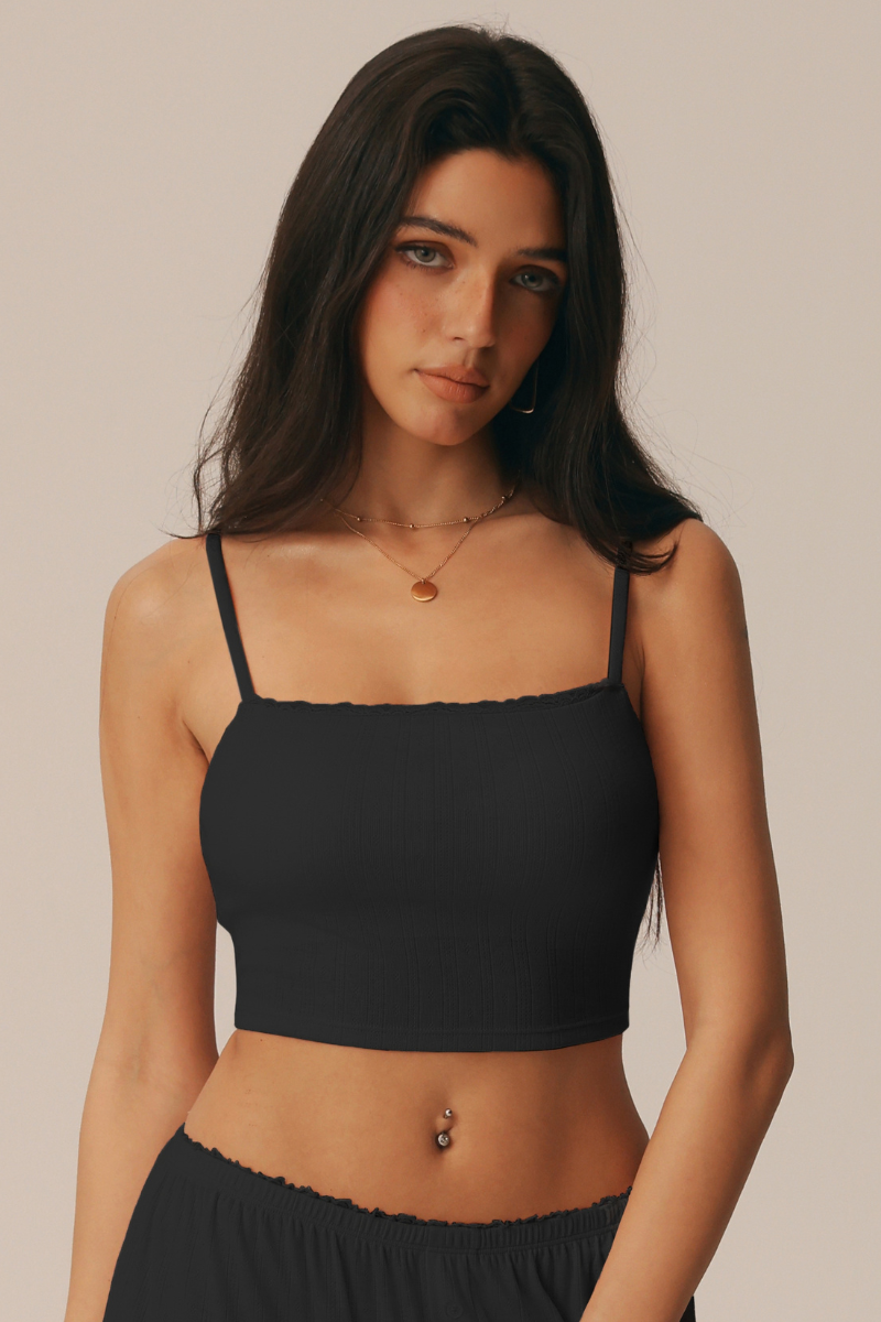 Reggiseno Giselle in jacquard con pizzo