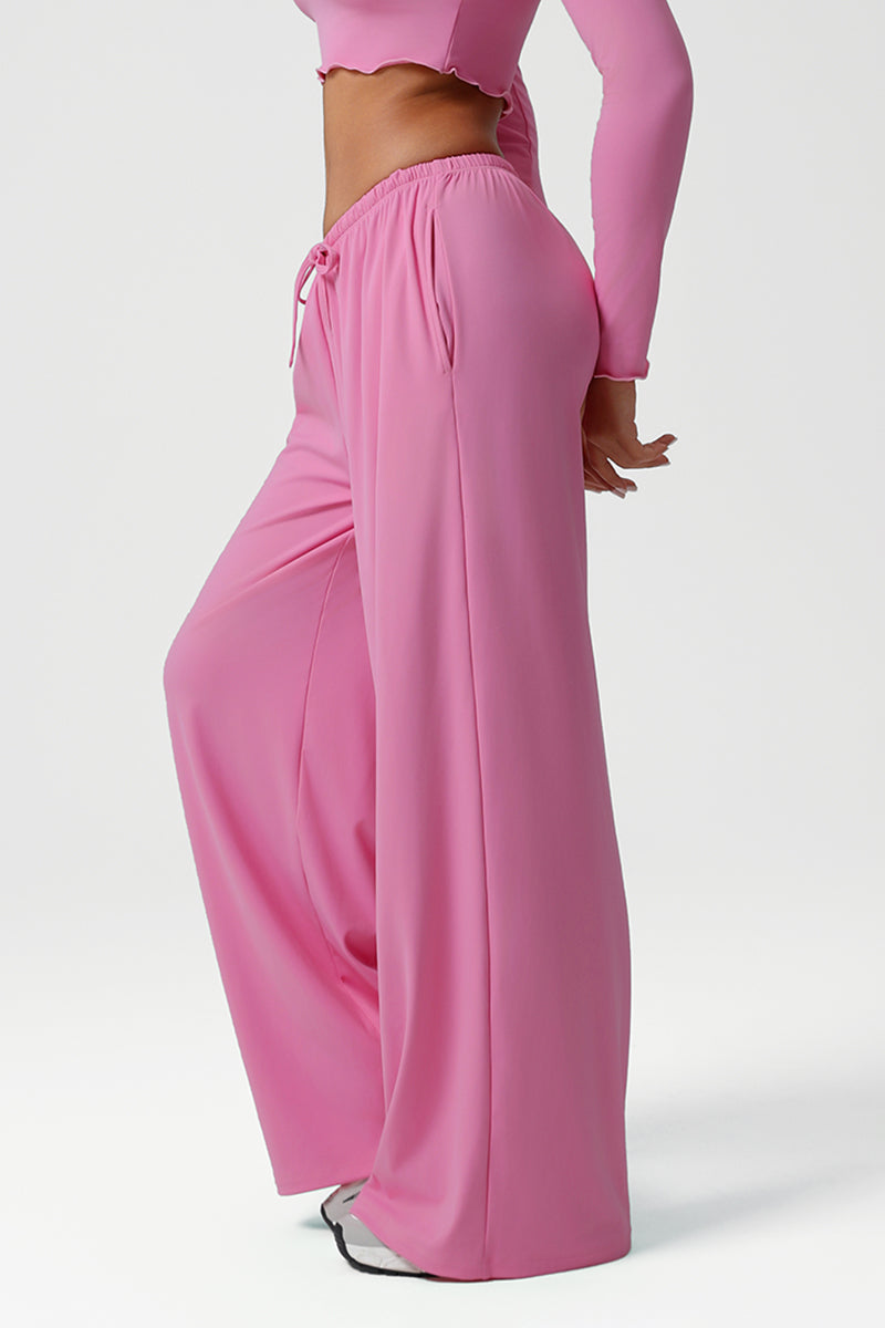 Jade Low-Rise Wide Leg Pants