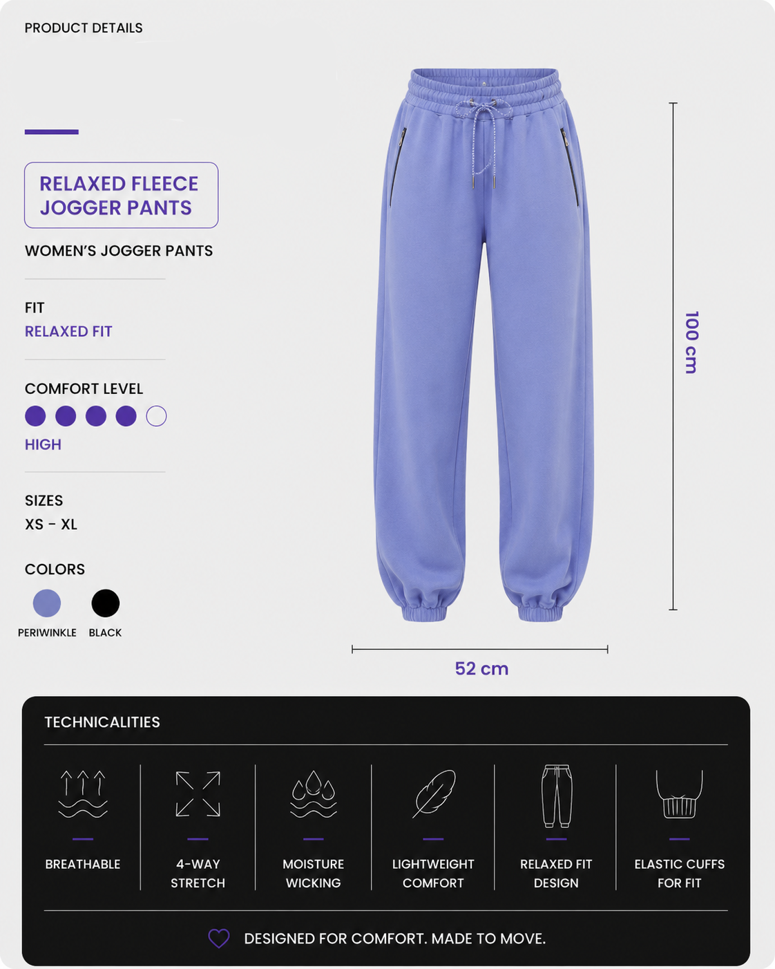 Sweatpant Adjustable Drawstring