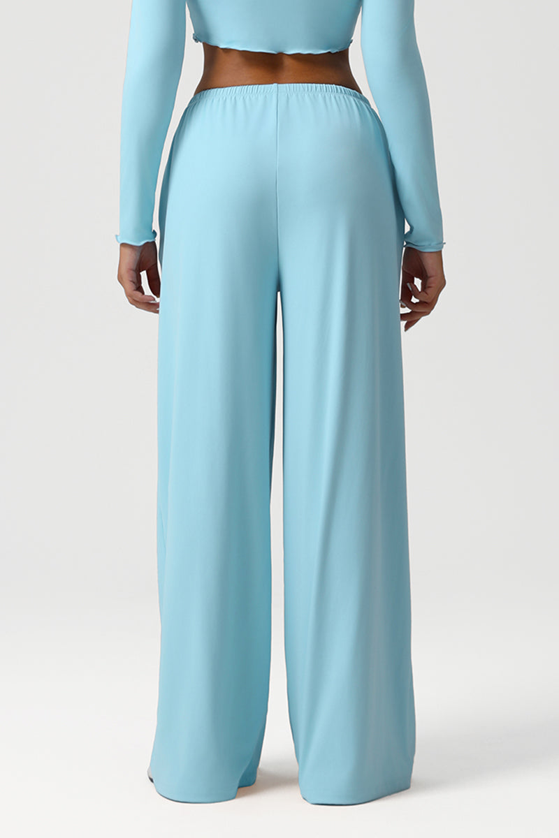 Jade Low-Rise Wide Leg Pants