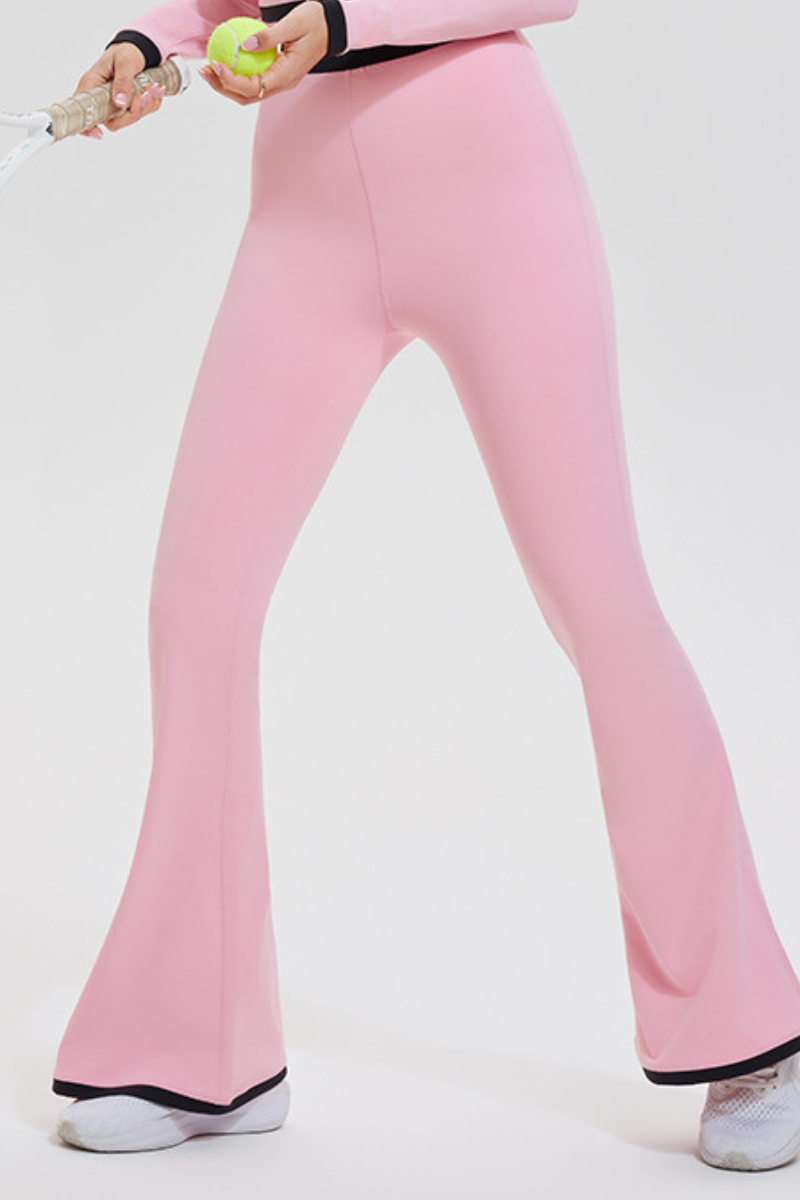 Margot Contrast Trim Flare Pants