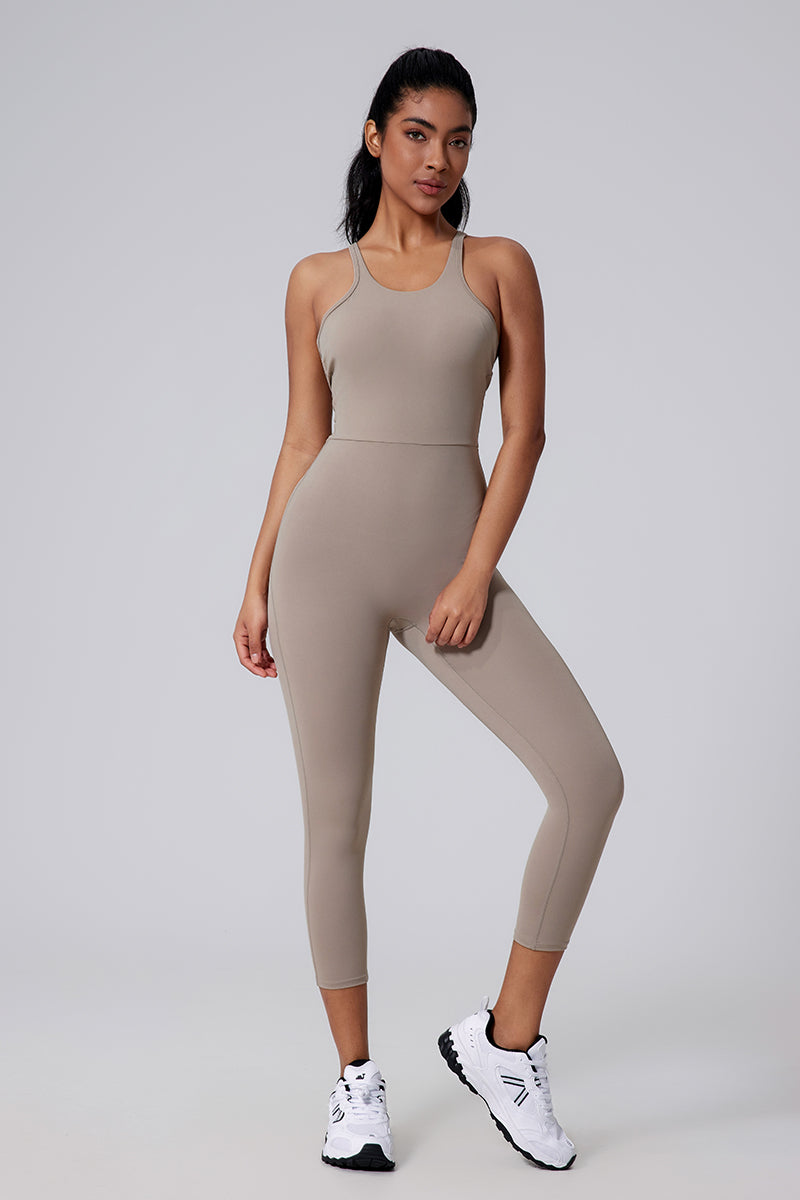 Liv V-Back Full-Length Bodysuit