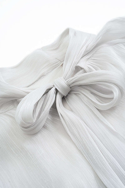 Elegance Ruffle Blouse &amp; Mini Skirt Set