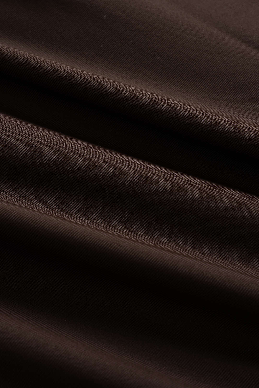 Brown Contrast Stripe Swimsuit