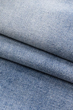 Yıpranmış Geniş Paçalı Kot Pantolon