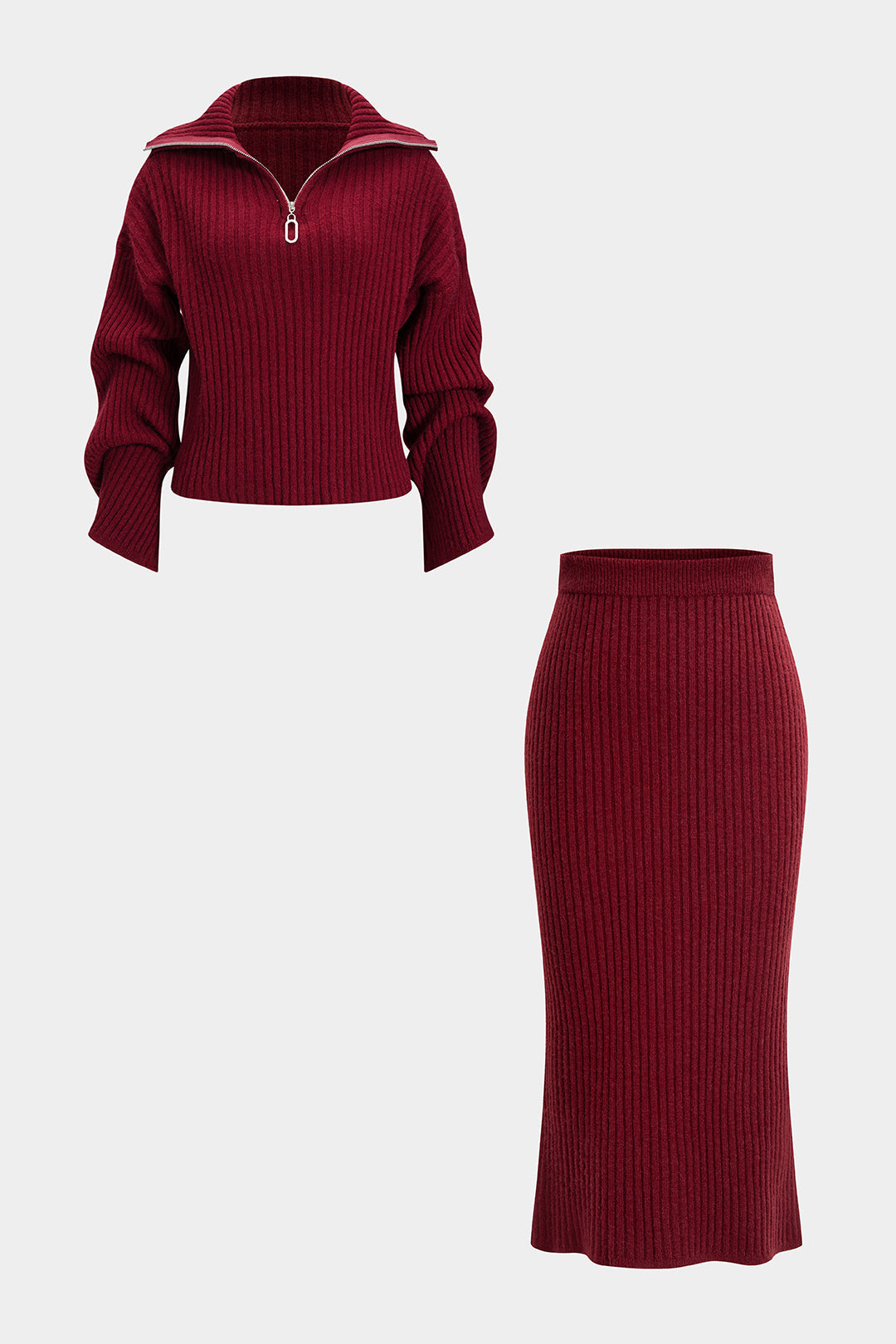 Burgundy Charm Set